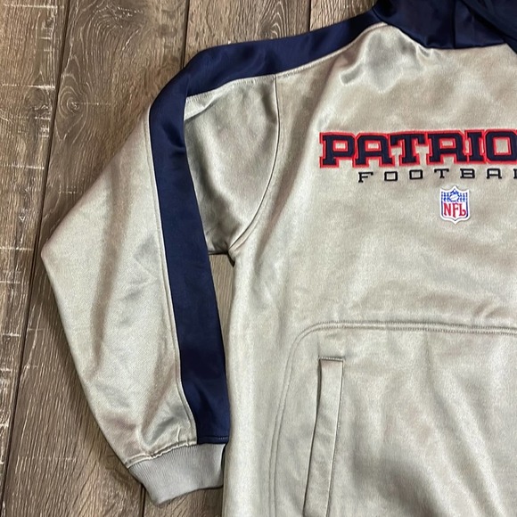 NFL Team Apparel Reebok New England Patriots Hoodie Men’s Size Medium - Picture 6 of 9